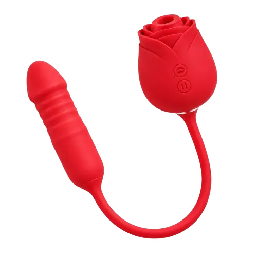 The Duo rose head, two front controls and separate ribbed attachment joined by a curved connector