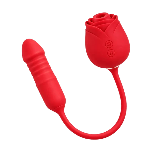 Roselle Duo rose toy, isolated product view