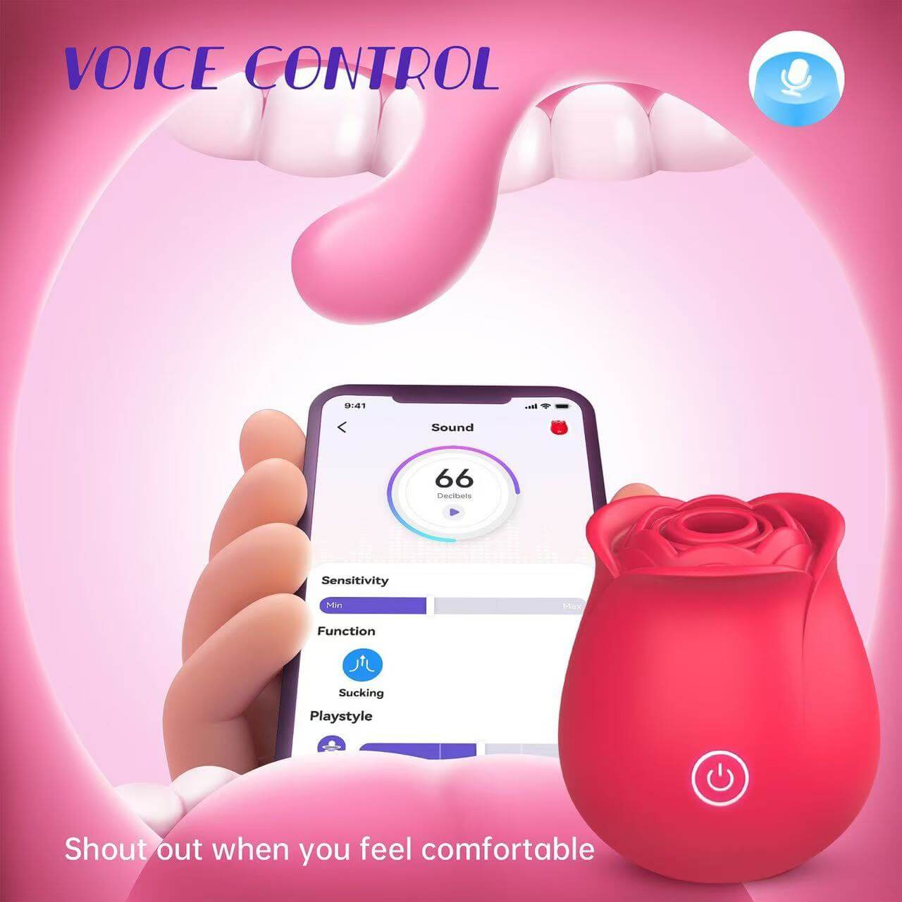 Roselle Sync App-Controlled Rose Toy — product image 28