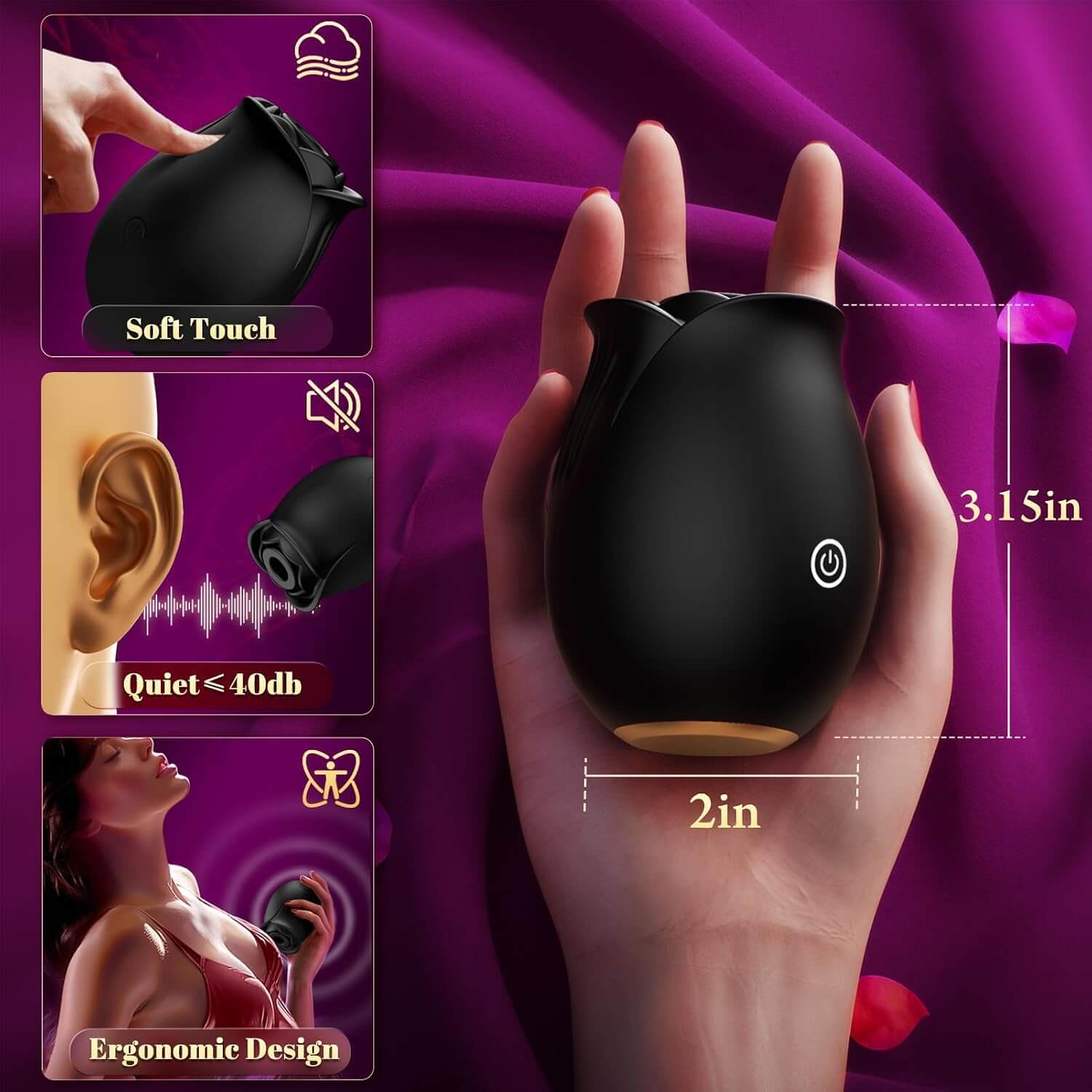 Roselle Sync App-Controlled Rose Toy — product image 11