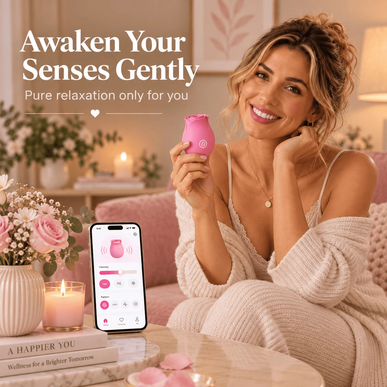 Roselle Sync App-Controlled Rose Toy — product image 2