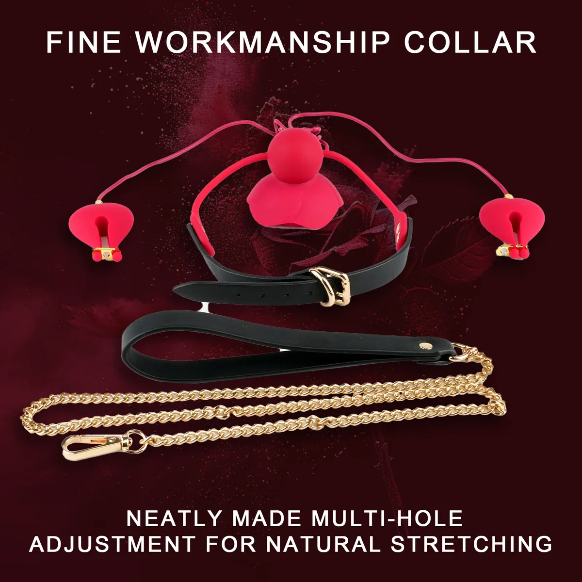 Roselle Adorn Rose Strap and Clamp Set — strap adjustment and attached clamps