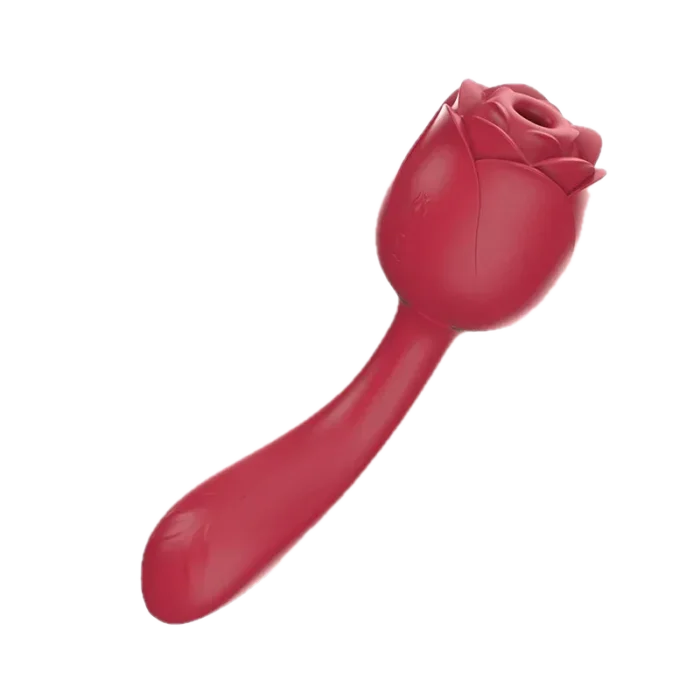 Roselle Arc Rose Suction Wand — isolated curved-handle rose wand