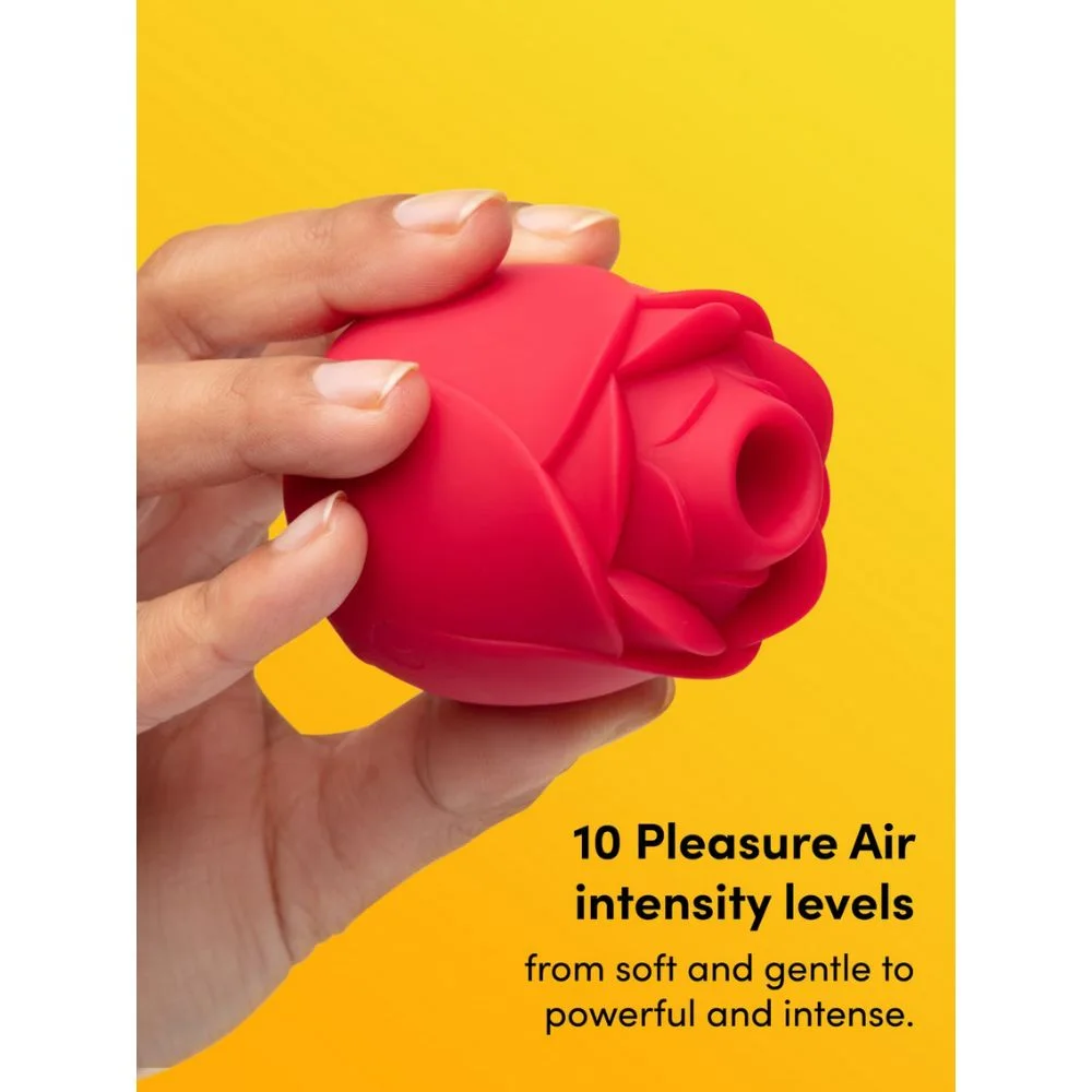 Roselle Aura Wide-Opening Rose Suction Toy — wide-opening rose toy intensity settings
