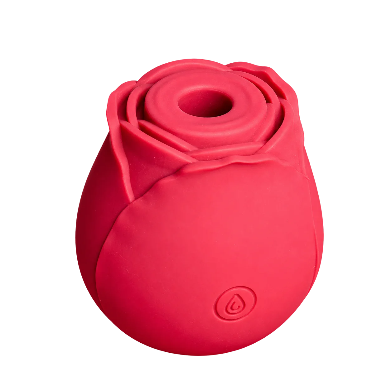 Roselle Bloom rose-shaped suction toy with layered petals, isolated product view