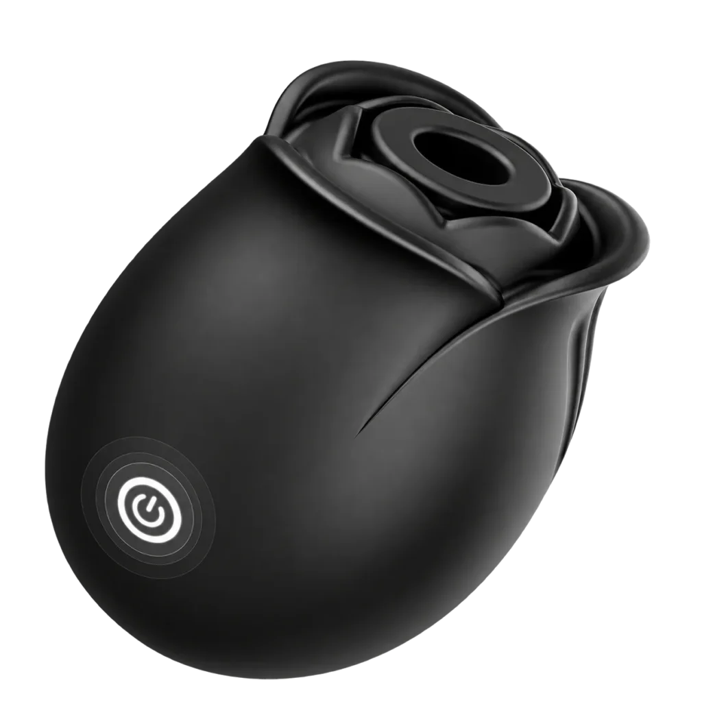 Roselle Blush Rose Suction Vibrator