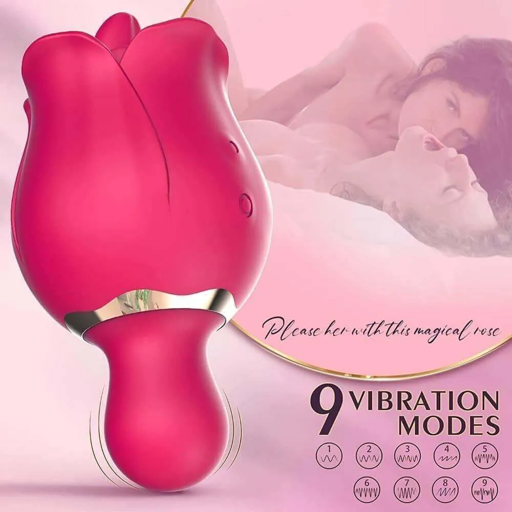 Roselle Bud rose toy — full product view showing its shape and controls
