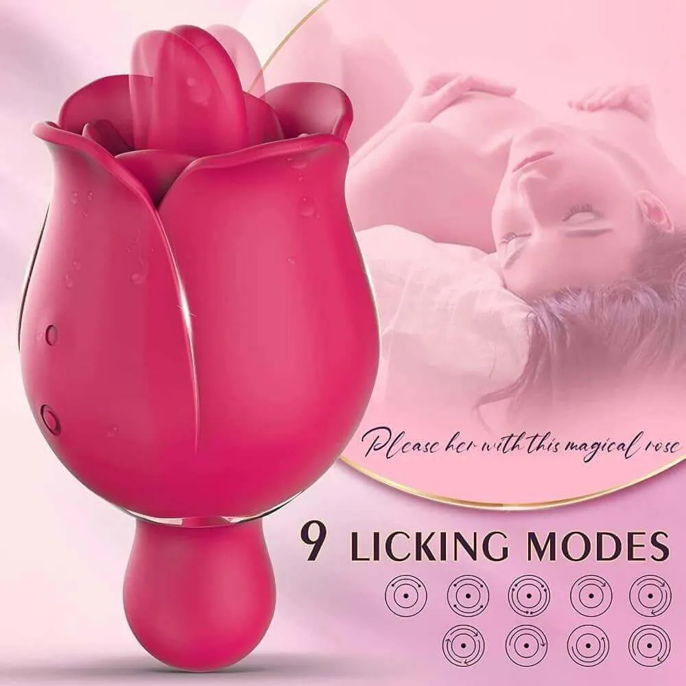 Roselle Bud rose toy — full product view showing its shape and controls