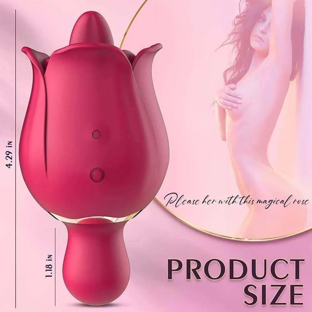Roselle Bud rose toy — full product view showing its shape and controls