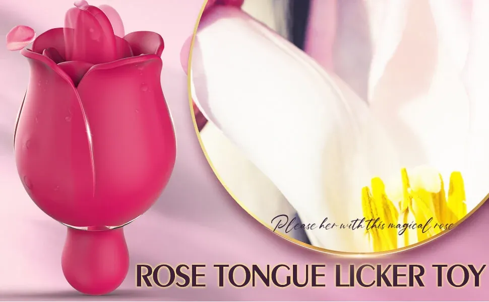 Roselle Bud rose toy — full product view showing its shape and controls