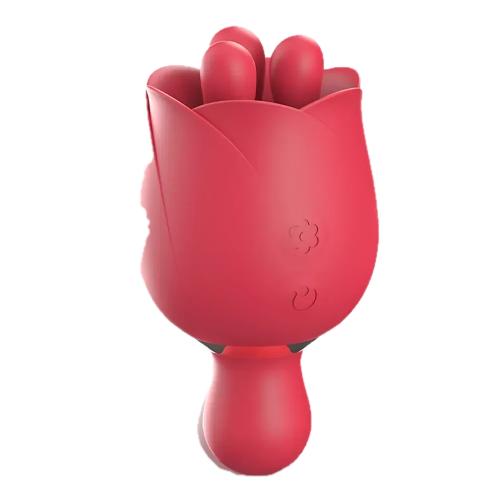 Roselle Bud Rose Tongue Vibrator
