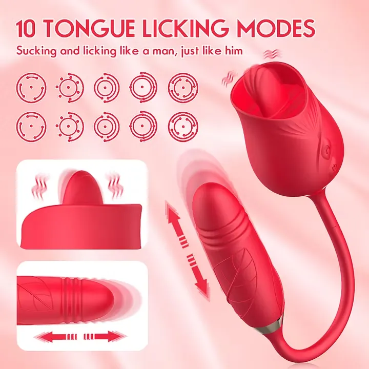 Roselle Cadence rose toy — rose-shaped device with connected secondary contact