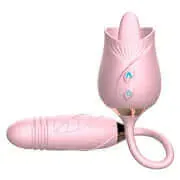 Roselle Cadence rose toy — rose-shaped device with connected secondary contact