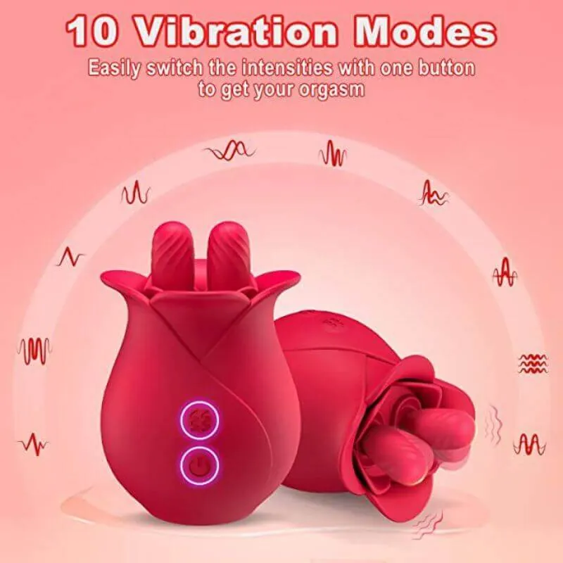 Roselle Clover rose toy — full product view showing its shape and controls