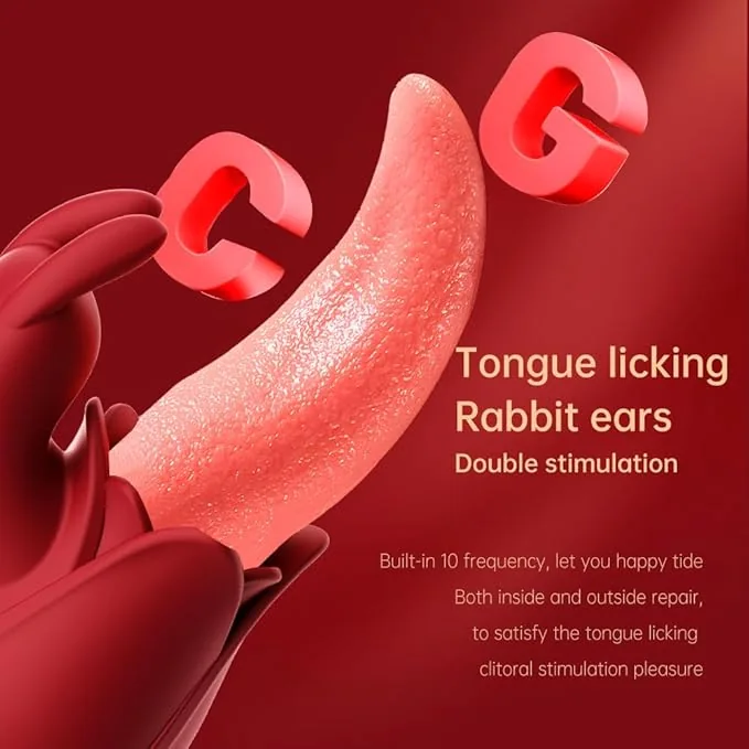 Roselle Cradle Rose Contact Vibrator — head and contact-surface details