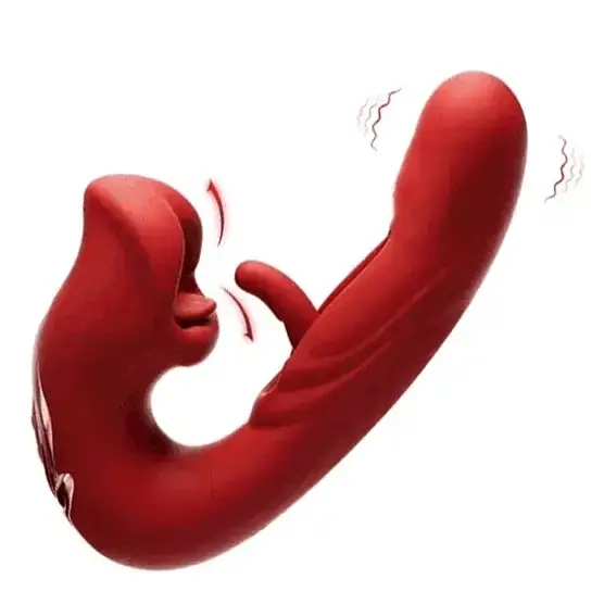 Roselle Crescent rose toy — full product view showing its shape and controls