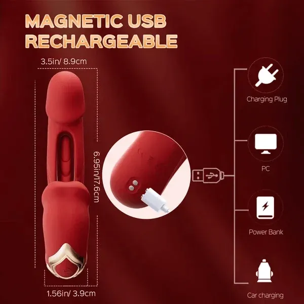 Roselle Crescent rose toy — full product view showing its shape and controls