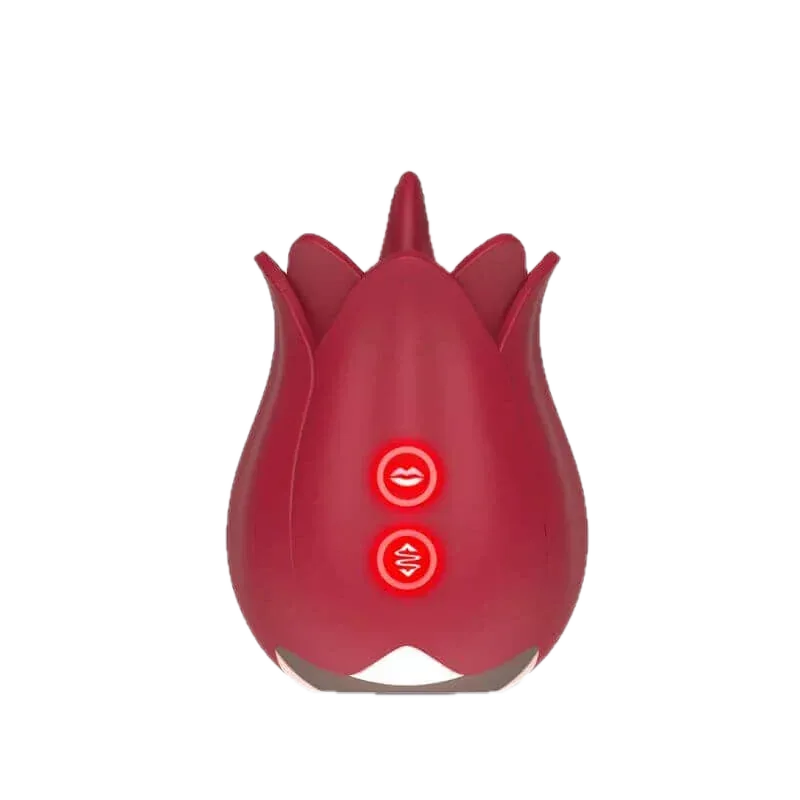 Roselle Crown Rose Tongue Massager