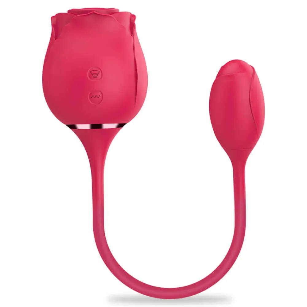Roselle Fiona rose toy — rose-shaped device with connected secondary contact