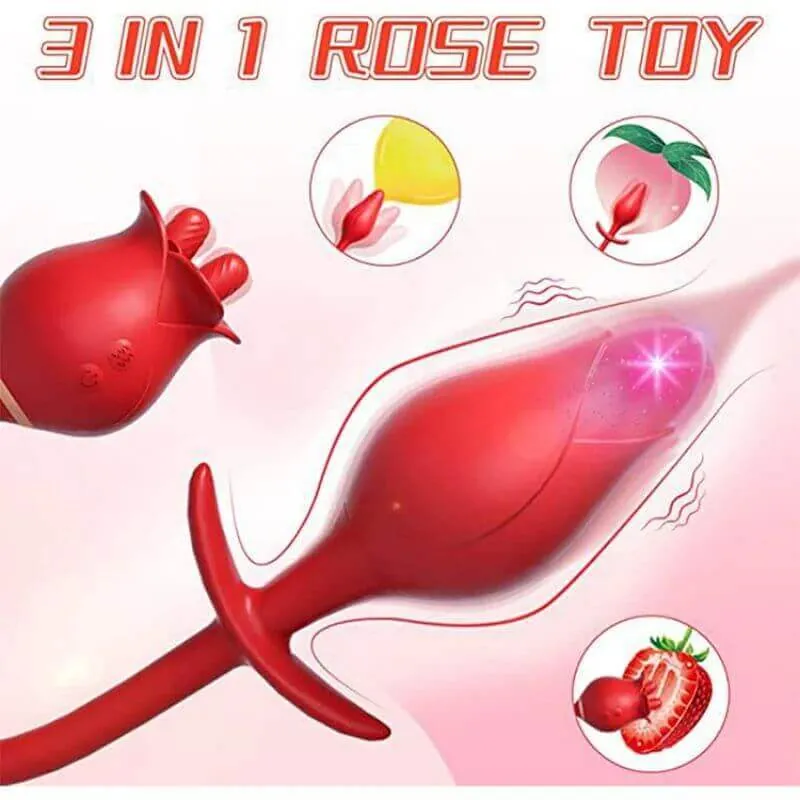 Roselle Fuse rose toy — rose-shaped device with connected secondary contact