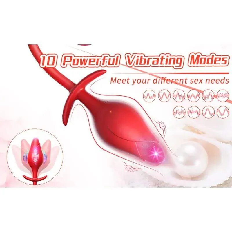 Roselle Fuse rose toy — rose-shaped device with connected secondary contact