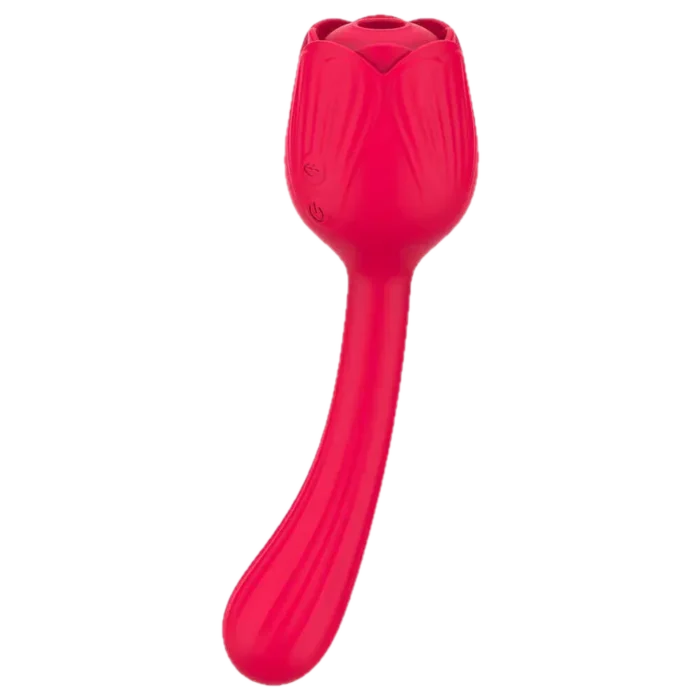 Roselle Leaf Rose Suction Wand — front view of flat rose-bud wand
