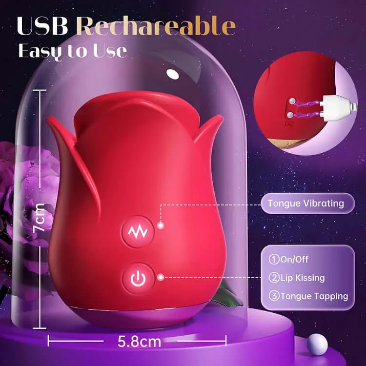 Roselle Lilt rose toy — full product view showing its shape and controls
