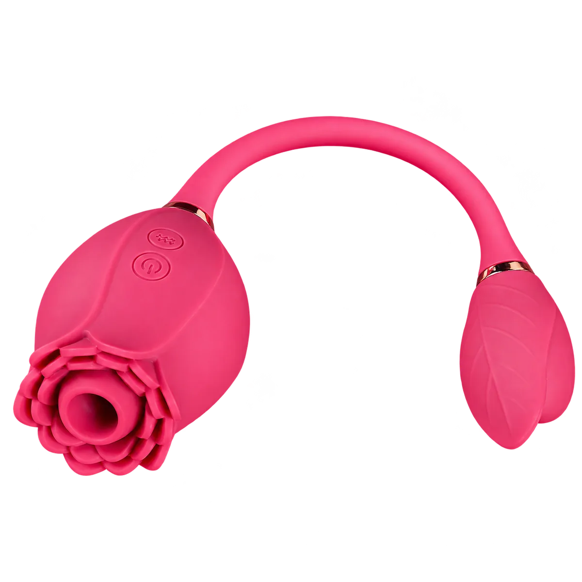 Roselle Mermaid rose toy — rose-shaped device with connected secondary contact