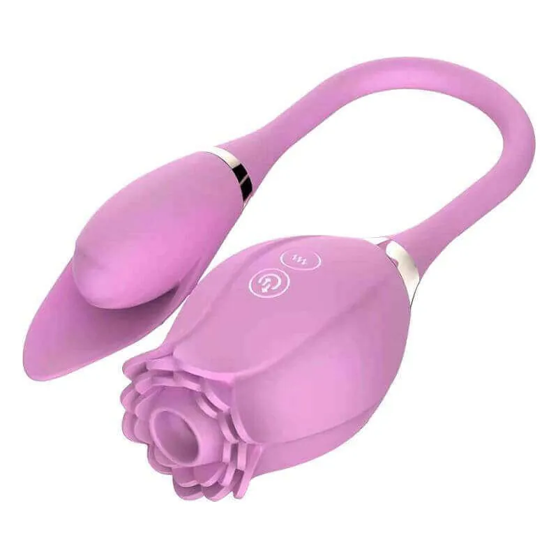 Roselle Muse rose toy — rose-shaped device with connected secondary contact