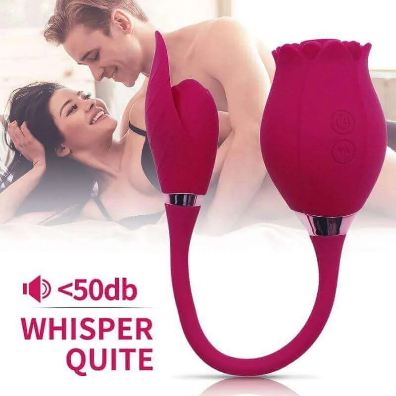 Roselle Muse rose toy — rose-shaped device with connected secondary contact
