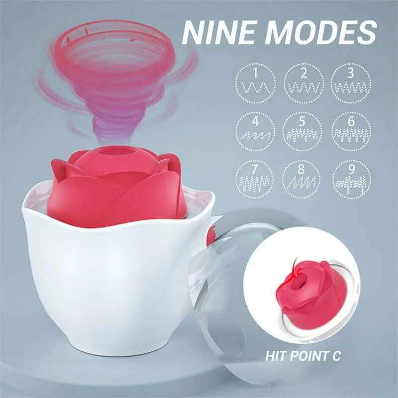 Roselle Nest rose toy — full product view showing its shape and controls