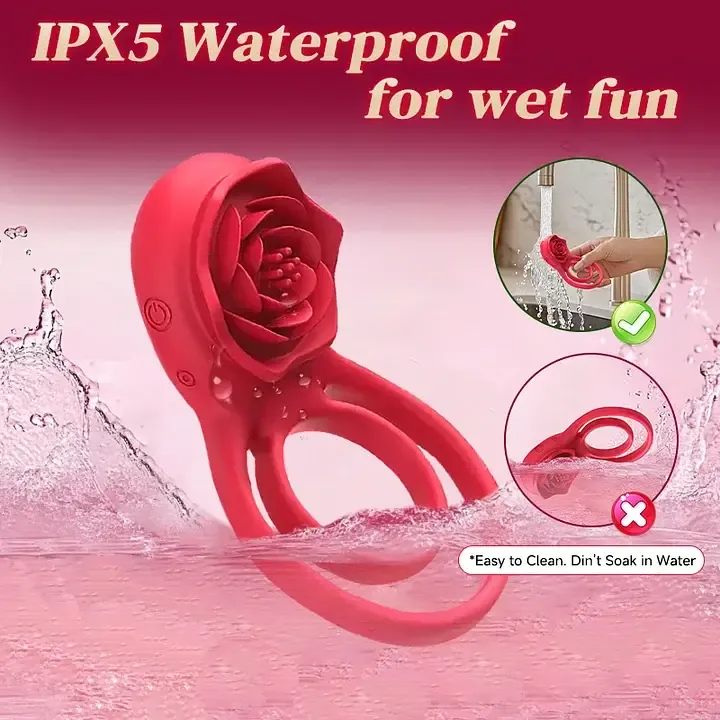 Roselle Pair rose toy — full product view showing its shape and controls