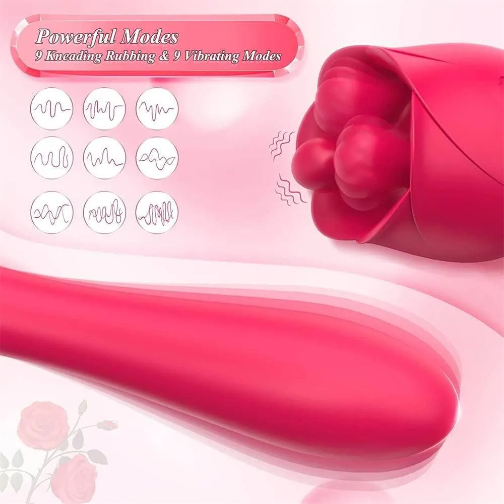 Roselle Paw rose toy — full product view showing its shape and controls