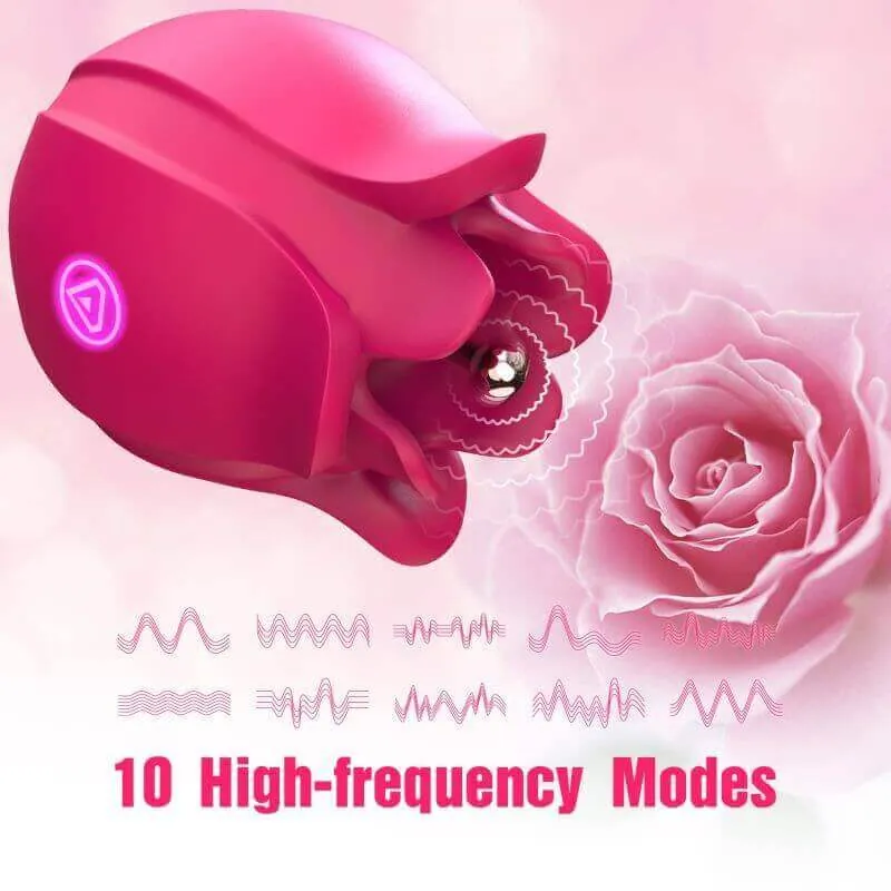 Roselle Pinpoint rose toy — full product view showing its shape and controls