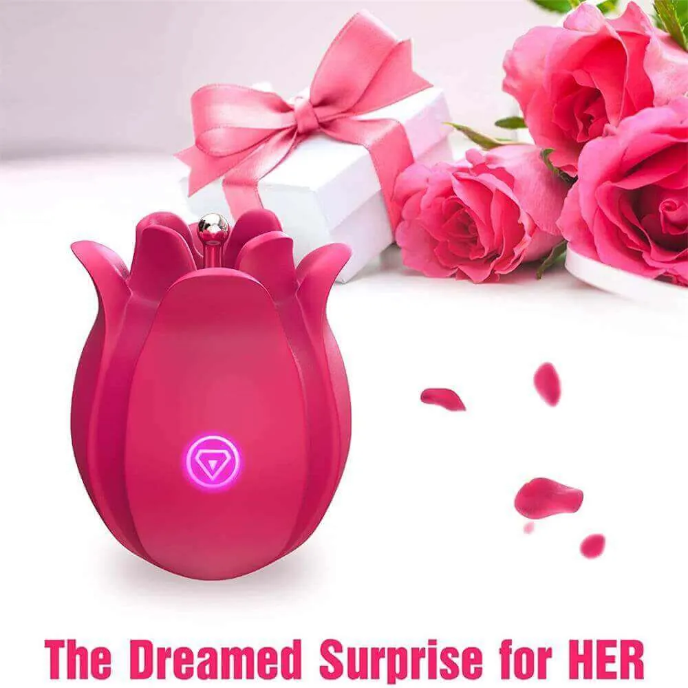 Roselle Pinpoint rose toy — full product view showing its shape and controls