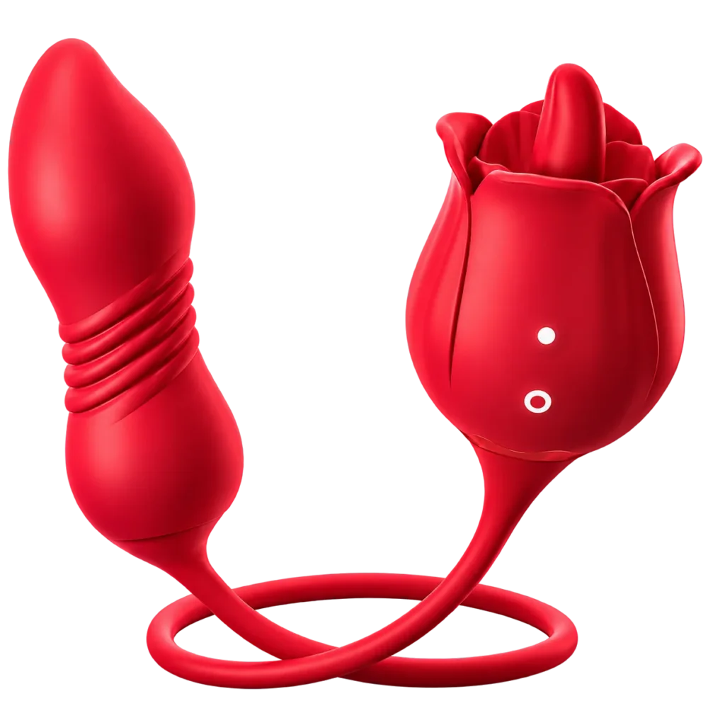 Roselle Rhythm Rose Tongue Thrusting Vibrator