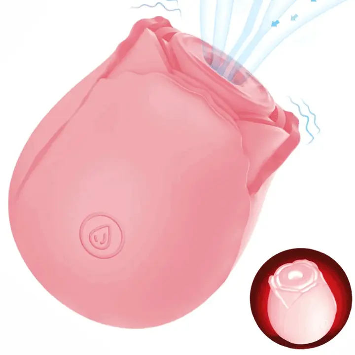 Roselle Bloom rose toy — full product view showing its shape and controls