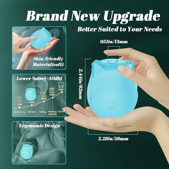 Roselle Bloom rose toy — full product view showing its shape and controls