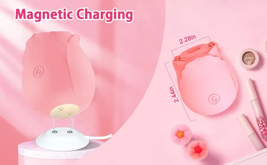 Roselle Bloom rose toy — full product view showing its shape and controls