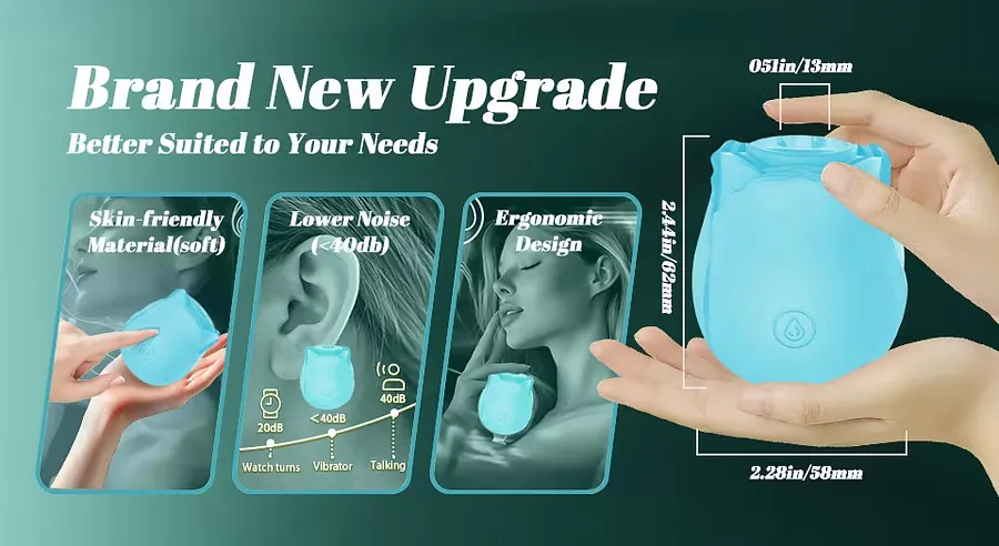 Roselle Bloom rose toy — full product view showing its shape and controls