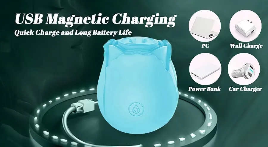 Roselle Bloom rose toy — full product view showing its shape and controls