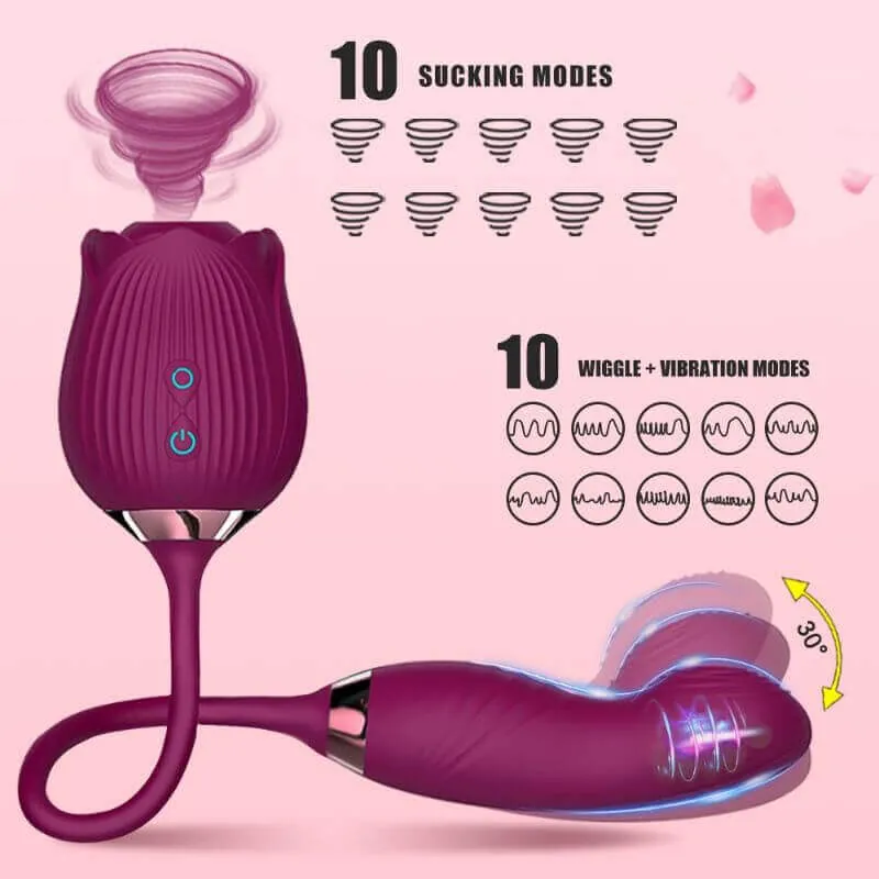 Roselle Verso rose toy — rose-shaped device with connected secondary contact