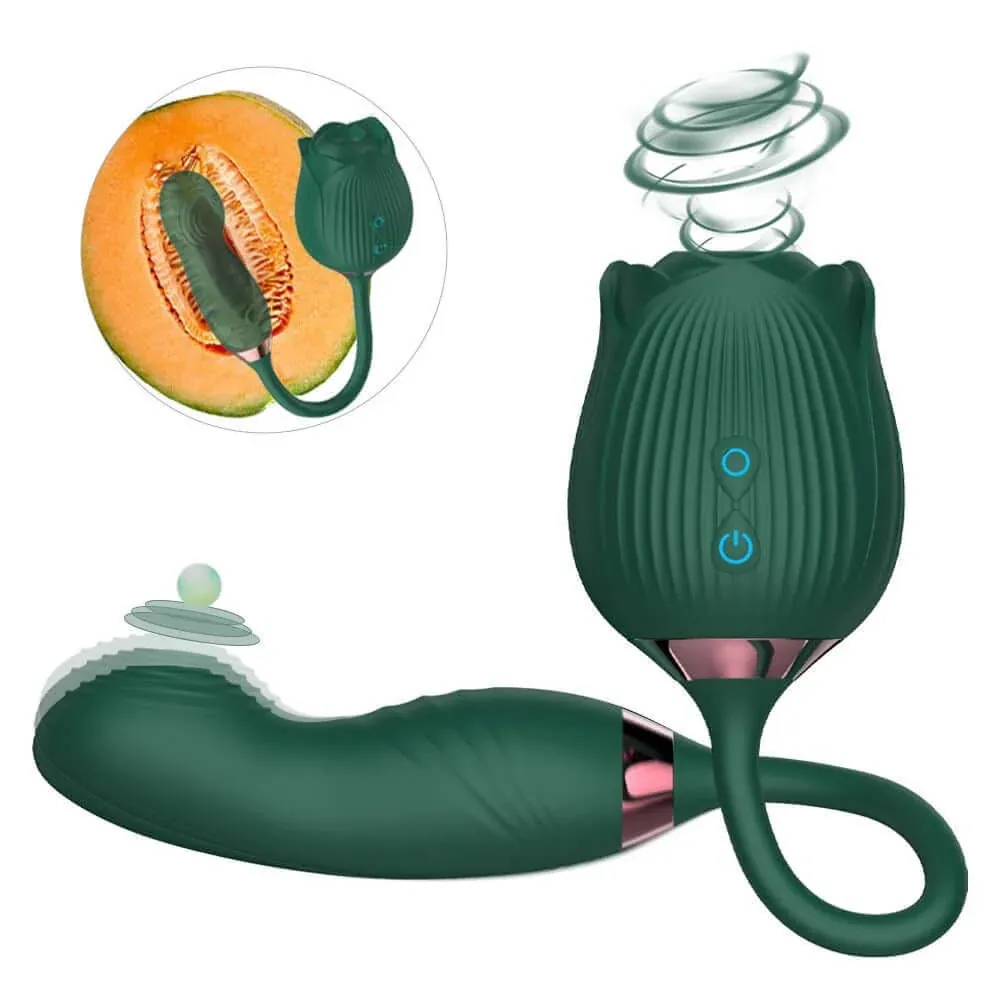 Roselle Verso rose toy — rose-shaped device with connected secondary contact