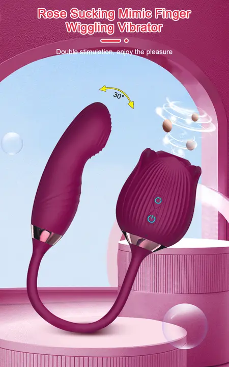 Roselle Verso rose toy — rose-shaped device with connected secondary contact