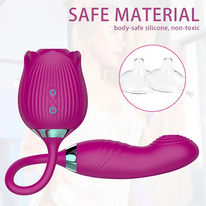 Roselle Verso rose toy — rose-shaped device with connected secondary contact
