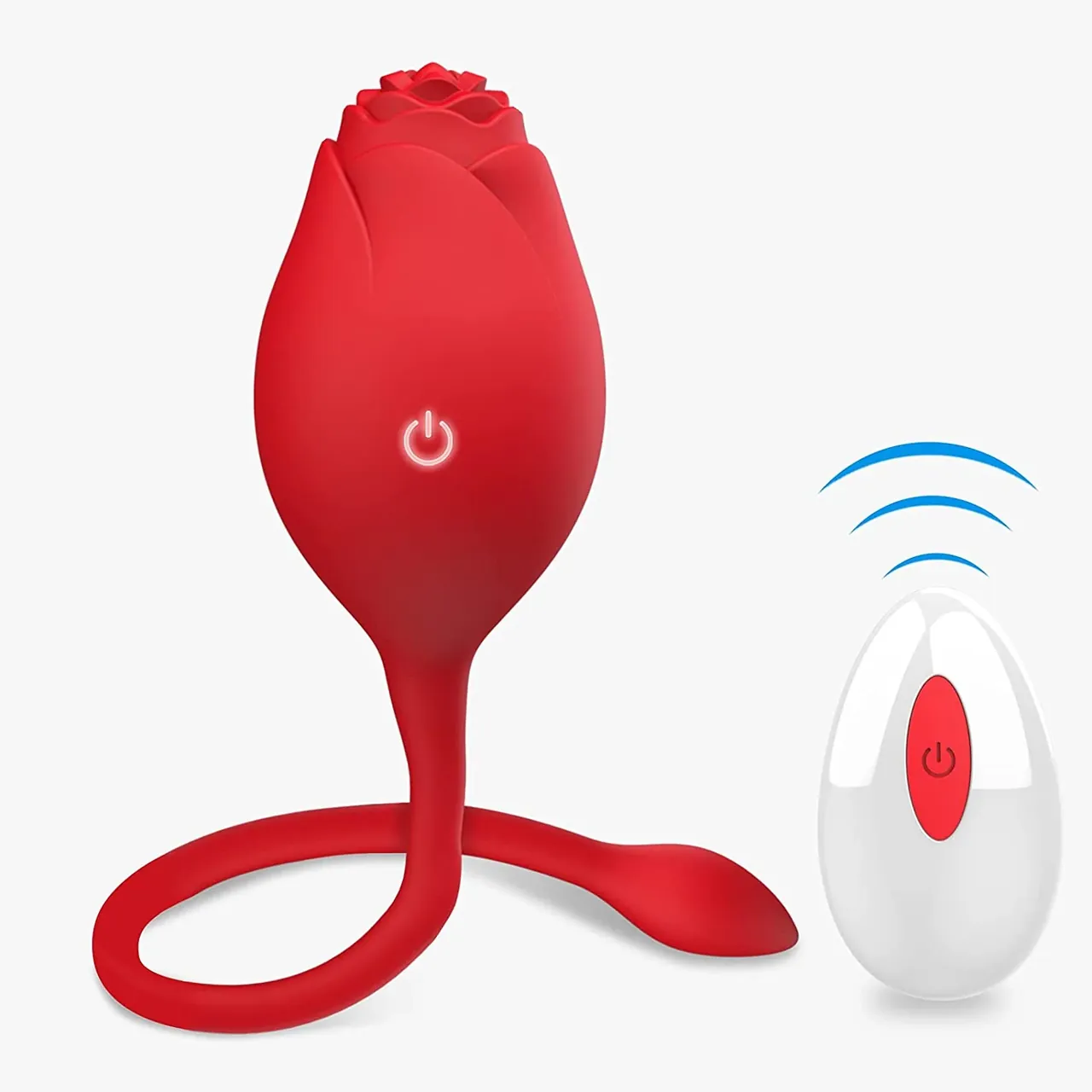 Roselle Sprout rose toy — full product view showing its shape and controls