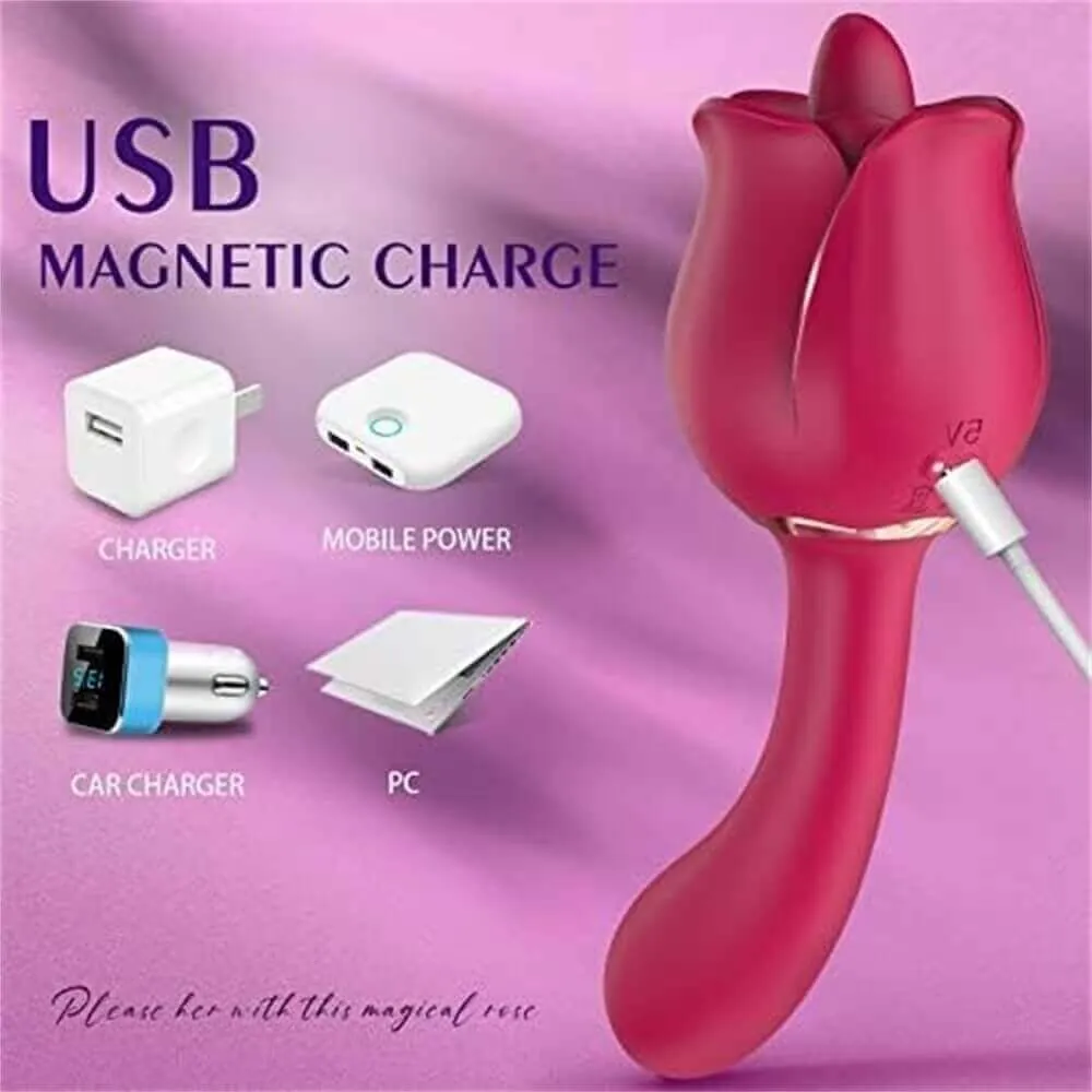 Roselle Stem rose toy — full product view showing its shape and controls