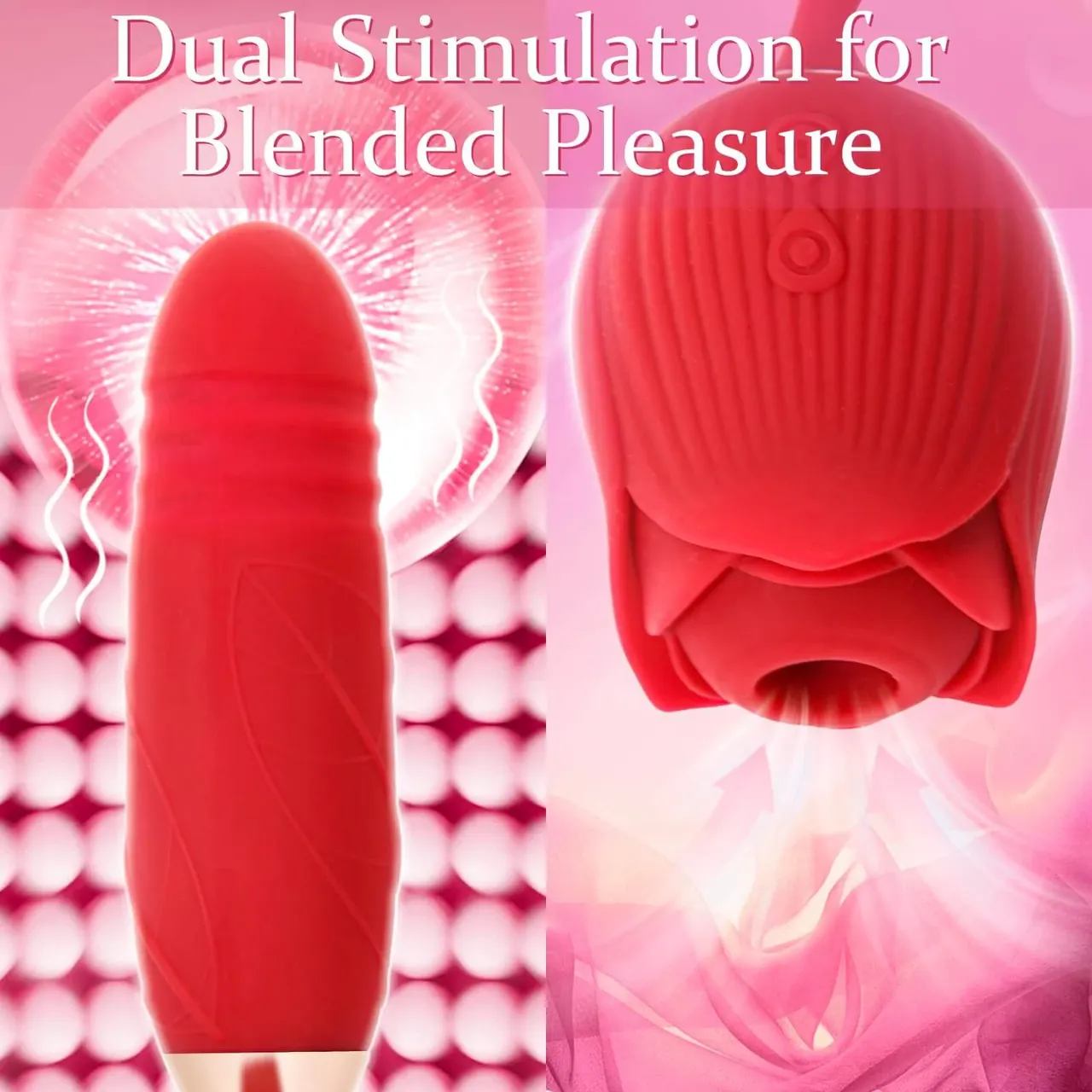 Roselle Stride rose toy — rose-shaped device with connected secondary contact