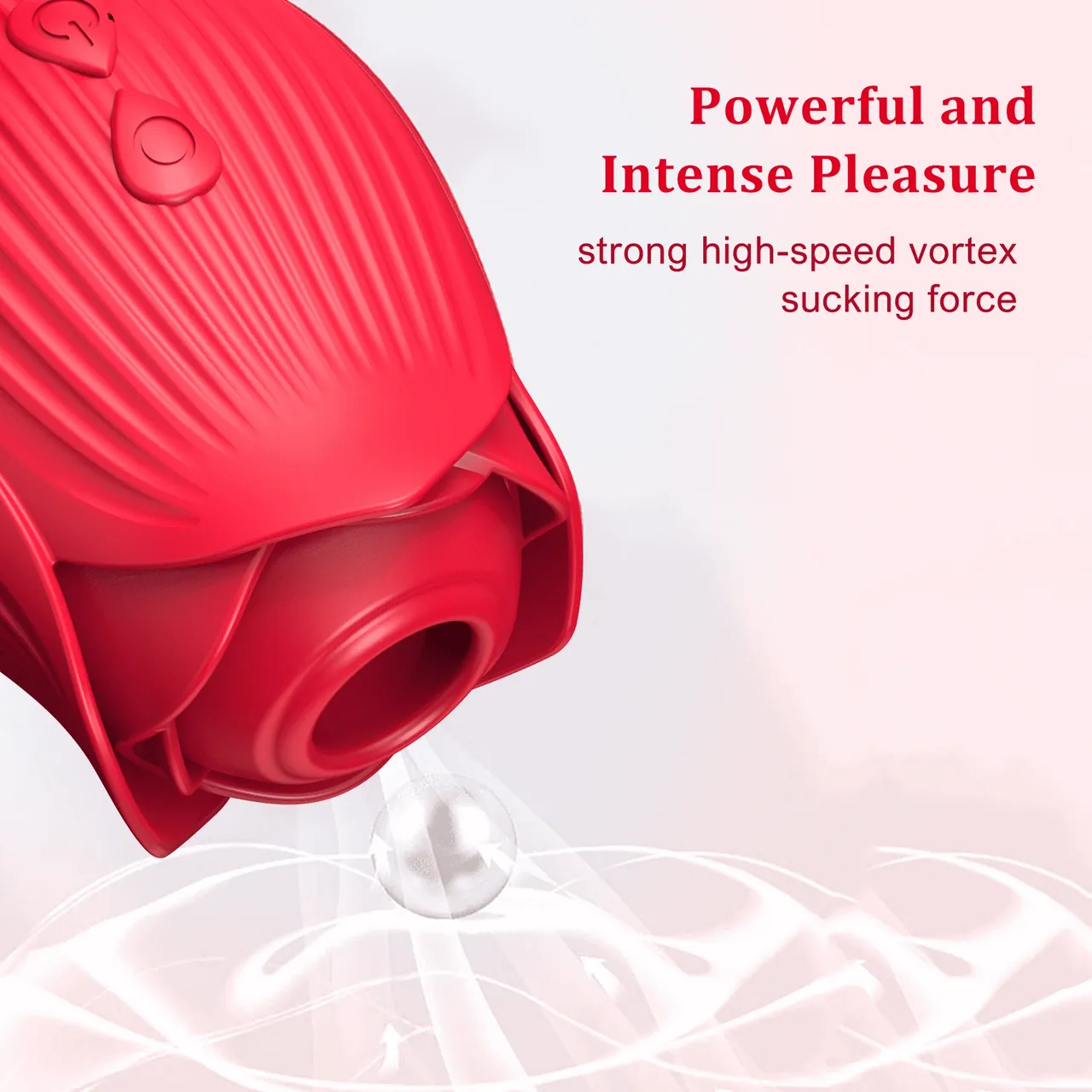 Roselle Stride rose toy — rose-shaped device with connected secondary contact