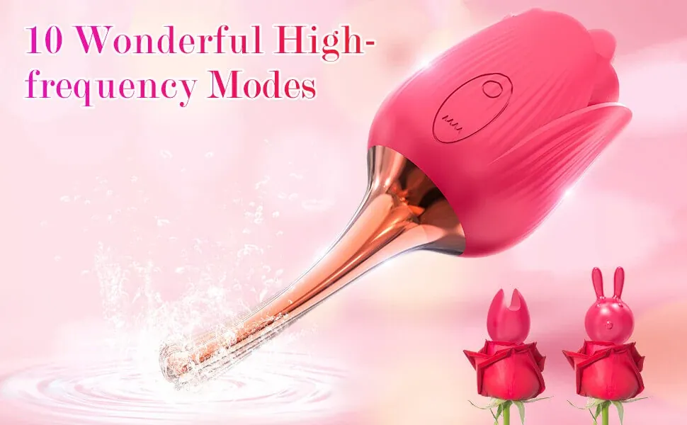Roselle Tendril rose toy — full product view showing its shape and controls